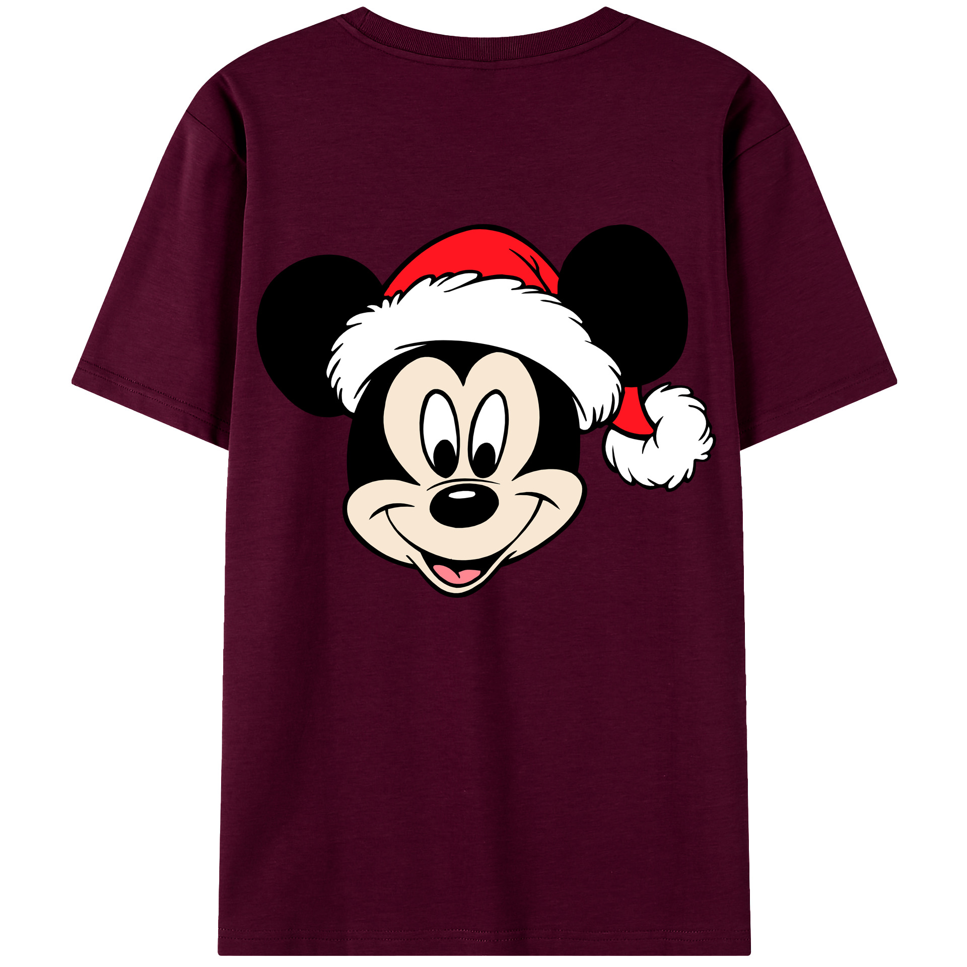 （画像用） ミッキーマウス Mickey Mouse レディース半袖Tシャツ(バックプリント)